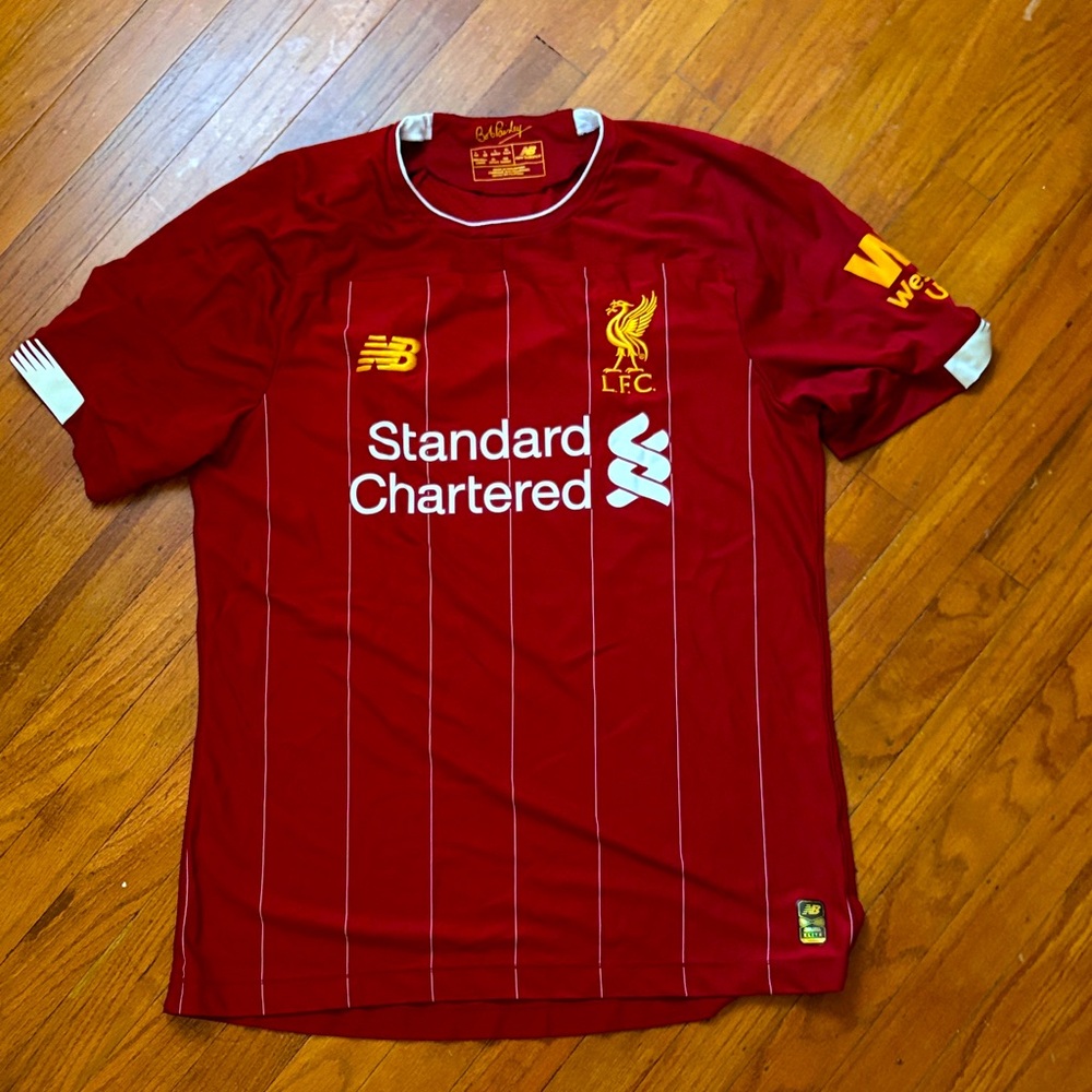 New Balance Liverpool FC Red and White Jersey